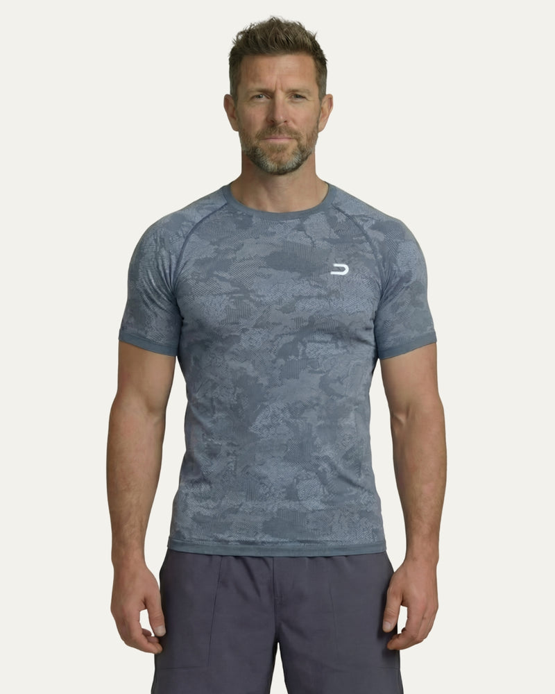 Performance Compression T-Shirt Blue