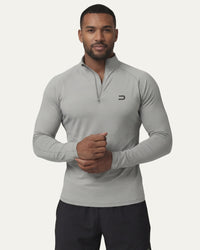 Performance Quarter Zip LightGray